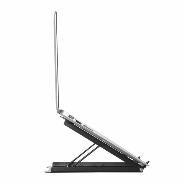ACT AC8145 Folding Laptop Stand, 5 Positions, Black 