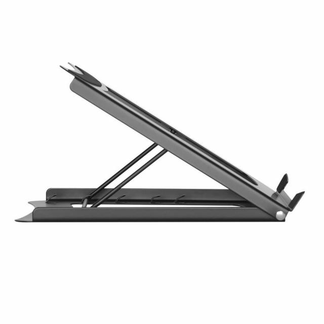 ACT AC8145 Folding Laptop Stand, 5 Positions, Black 