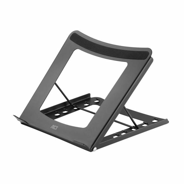 ACT AC8145 Folding Laptop Stand, 5 Positions, Black 