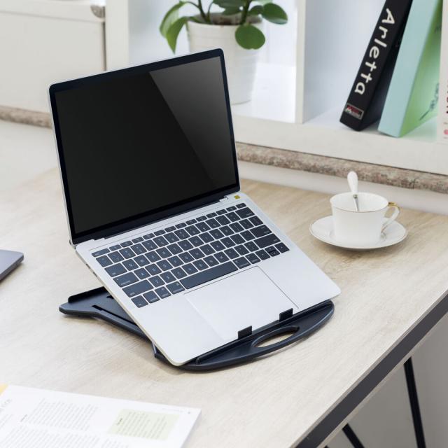 Foldable lightweight laptop stand ACT AC8150, 7 positions, Black 