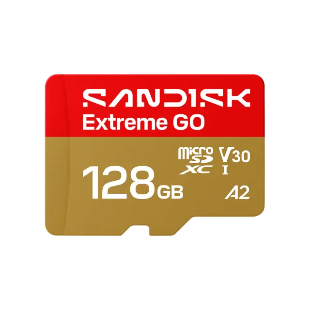 Sandisk карта Extreme GO microSD™ UHS-I Card 128GB, V30, A2 