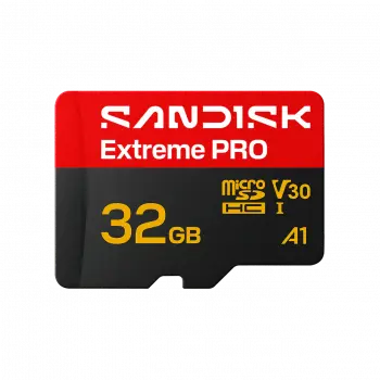 Sandisk карта Extreme PRO microSD™ UHS-I Card 32GB,Read up to 100MB/s, Write 90MB/s