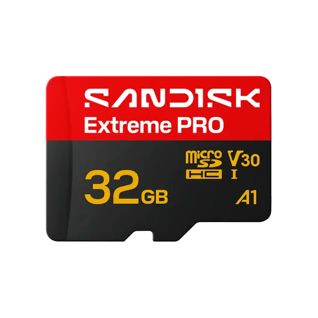 Sandisk карта Extreme PRO microSD™ UHS-I Card 32GB,Read up to 100MB/s, Write 90MB/s 