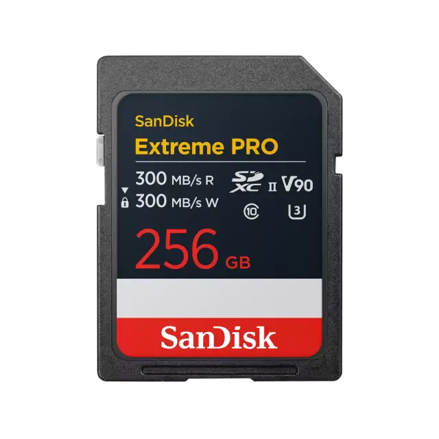 SanDisk Memory card Extreme Pro SDXC 256GB, 300MB/s, V90 UHS-II 