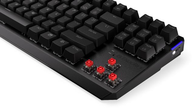 Геймърскa безжична механична клавиатура ENDORFY Thock TKL - Kailh Red Switch 