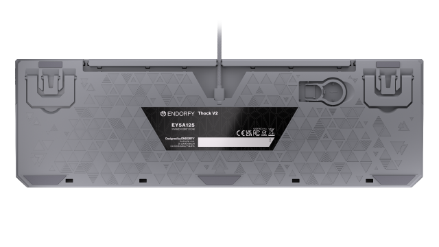 Endorfy механична клавиатура Thock V2 Full Size, PBT, Endorfy Red switch, US Layout 