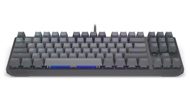 Endorfy mechanical keyboard Thock V2 TKL, PBT, Endorfy Red switch, US Layout 