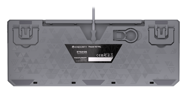 Endorfy mechanical keyboard Thock V2 TKL, PBT, Endorfy Red switch, US Layout 