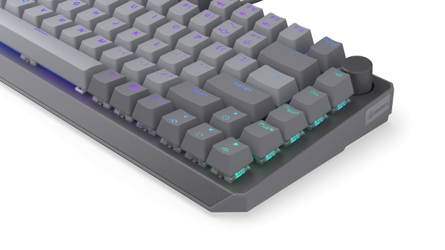 Endorfy mechanical keyboard Thock V2 75%, PBT, Endorfy Red switch, US Layout 