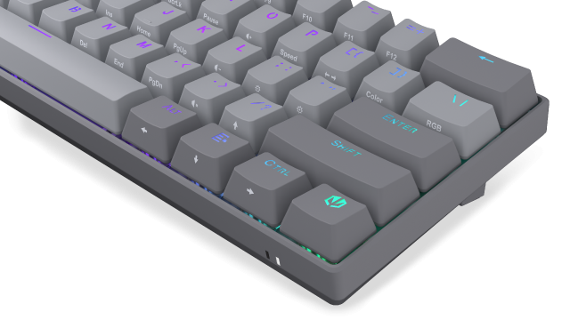 Endorfy mechanical keyboard Thock V2 Compact, PBT, Endorfy Red switch, US Layout 