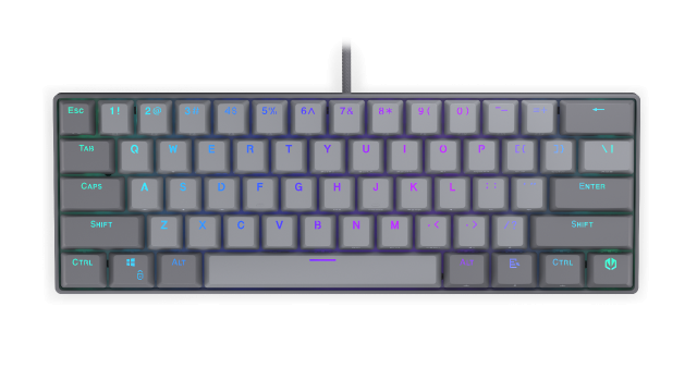 Endorfy mechanical keyboard Thock V2 Compact, PBT, Endorfy Red switch, US Layout 