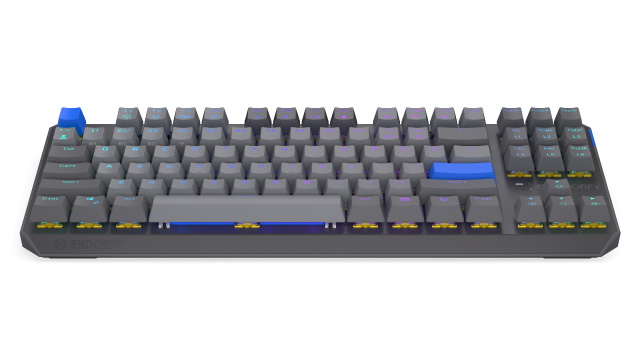 Endorfy механична клавиатура Thock Wireless V2 TKL, PBT, Endorfy Yellow switch, US Layout 