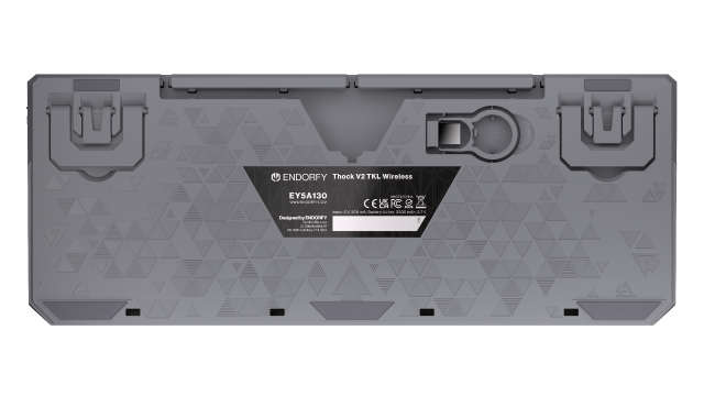 Endorfy механична клавиатура Thock Wireless V2 TKL, PBT, Endorfy Yellow switch, US Layout 