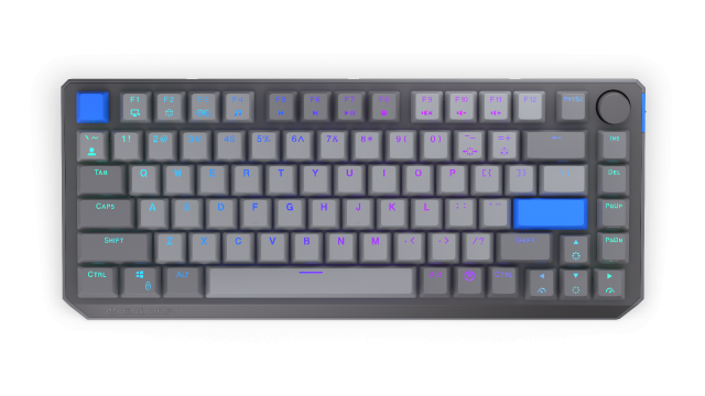 Endorfy механична клавиатура Thock Wireless V2 75%, PBT, Endorfy Yellow switch, US Layout 