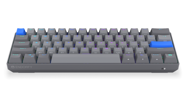 Endorfy механична клавиатура Thock Wireless V2 Compact, PBT, Endorfy Yellow, US Layout 