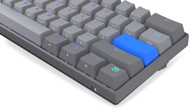 Endorfy механична клавиатура Thock Wireless V2 Compact, PBT, Endorfy Yellow, US Layout 