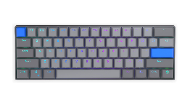 Endorfy механична клавиатура Thock Wireless V2 Compact, PBT, Endorfy Yellow, US Layout 