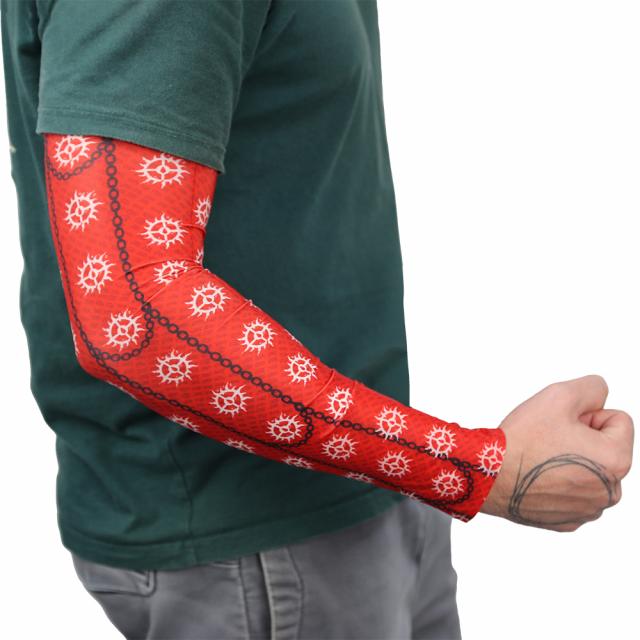 FragON Gaming Arm sleeve Diablo 4 Cathedral of Light Red - Size S 