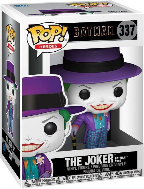 Funko Pop! DC Heroes: Batman 1989 - The Joker(with Hat-Batman 1989 Movie) #337 
