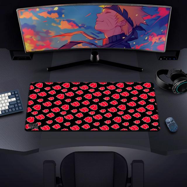 Gaming mousepad Naruto Shippuden - Akatsuki Clouds, XL 