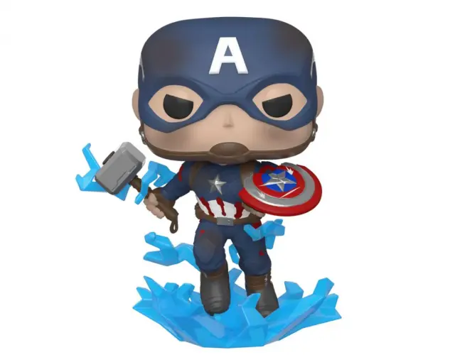 Фигурка Funko Pop! Marvel: Avengers Endgame - Captain America With Broken Shield & Mjolnir #573 