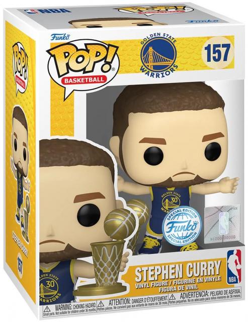 Funko Pop! NBA: Golden State Warriors - Stephen Curry (Throwback) (Special Edition) #157 