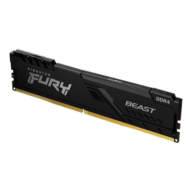 Памет Kingston FURY Beast Black 16GB DDR4 3200MHz - KF432C16BB1/16 