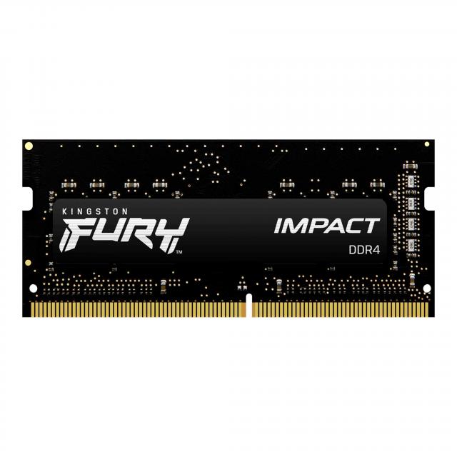 Memory Kingston Fury Impact 16GB(2x8GB) SODIMM DDR4 3200MHz CL20 16Gbit - KF432S20IBK2/16 