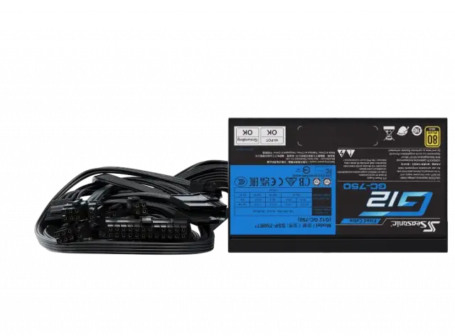 Power Supply Unit Seasonic G12-GC-750 V2, 750W, 80+ Gold 
