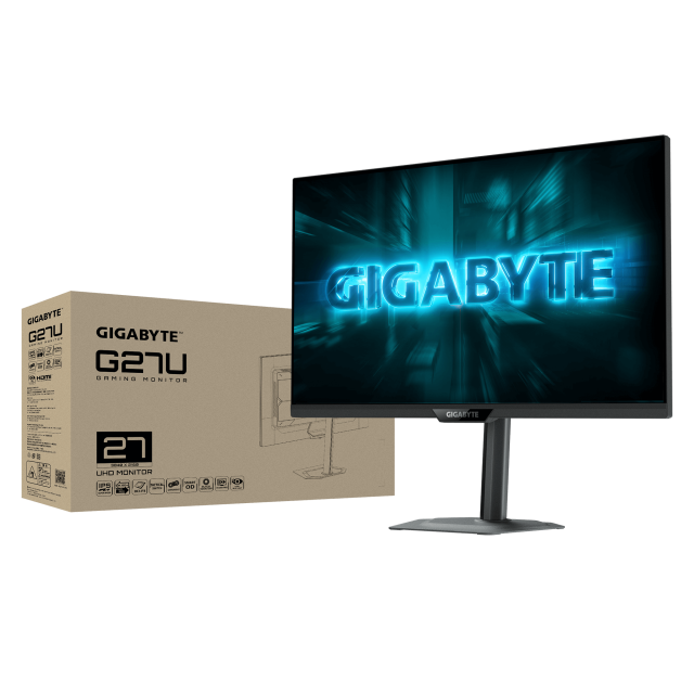 Gaming Monitor Gigabyte G27U - 27" inch SS IPS Dual Mode FHD/UHD(3840x2160) 160Hz/320Hz, 1ms, HDR 400 