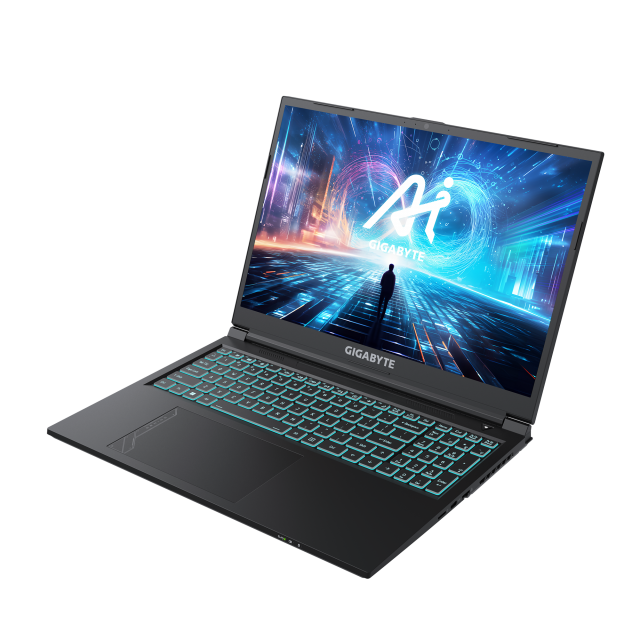 Лаптоп GIGABYTE G6 KF-H3EE854KD-16" FHD 165Hz, Intel Core i7-13620H, 2x8GB DDR5, 1TB SSD Gen4, nVIdia RTX 4060 8GB GDDR6, Free DOS 