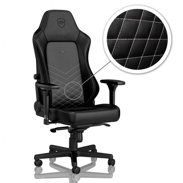 Gaming Chair noblechairs HERO - Black/Platinum-White 