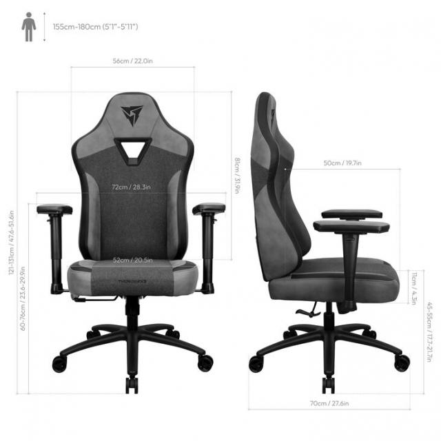 Gaming Chair ThunderX3 EAZE Loft - Black 