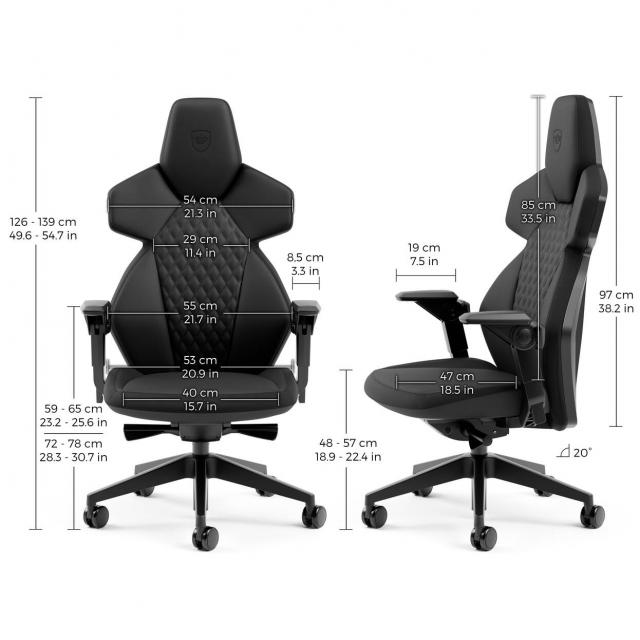Gaming Chair noblechairs DAWN - Black 