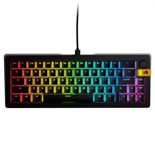 Gaming Mechanical keyboard Glorious GMMK 3 HE 65% Black - Fox HE Switches 