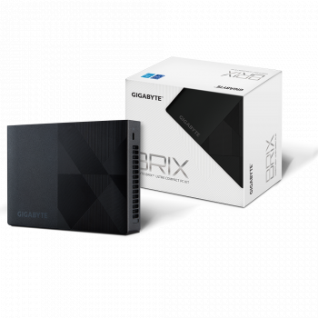 Desktop PC Gigabyte Brix Intel Processor N200, 1 x SO-DIMM DDR4, 1 x M.2 SSD + WiFi 6