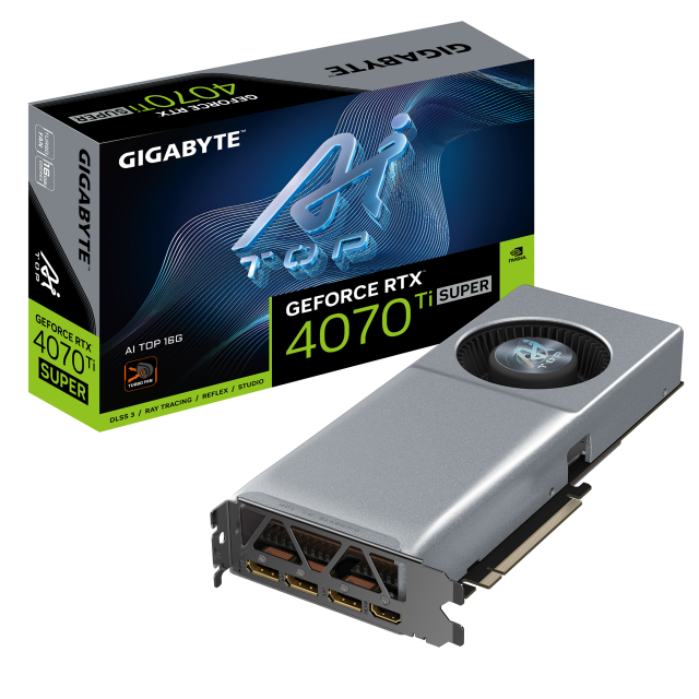 Graphic card GIGABYTE RTX 4070 TI SUPER AI TOP 16GB GDDR6X 