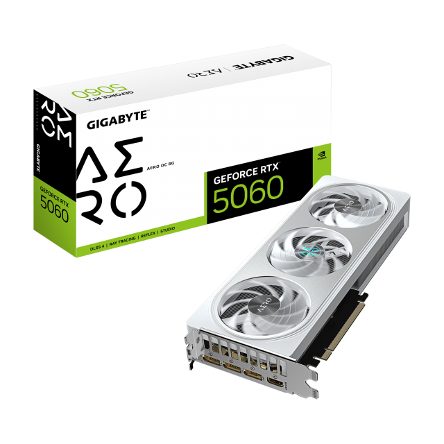 Graphic card GIGABYTE RTX 5060 AERO OC 8GB GDDR7 