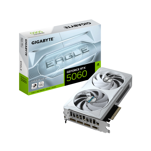 Graphic card GIGABYTE RTX 5060 EAGLE OC ICE 8GB GDDR7 