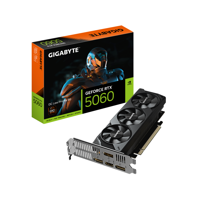 Graphic card GIGABYTE RTX 5060 Low Profile OC 8GB GDDR7 