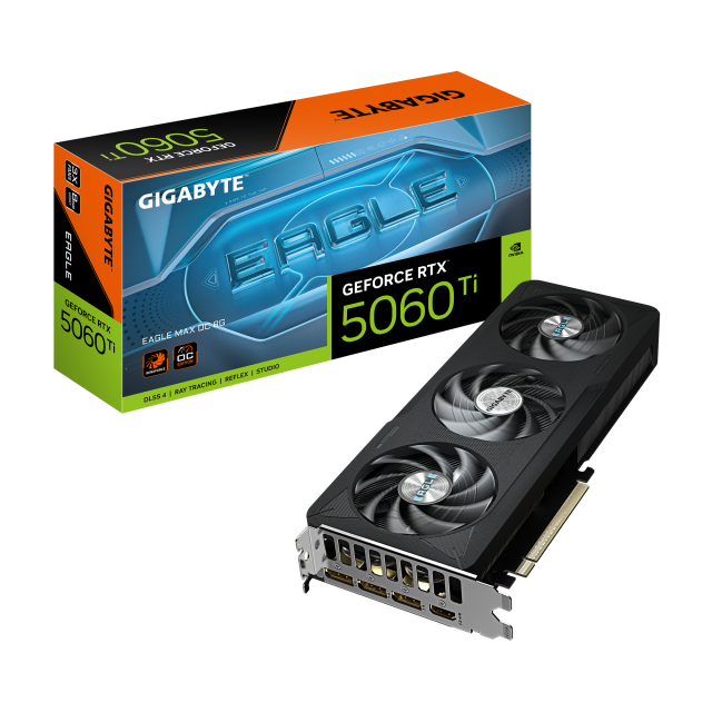 Graphic card GIGABYTE RTX 5060 TI EAGLE MAX OC 8GB GDDR7 