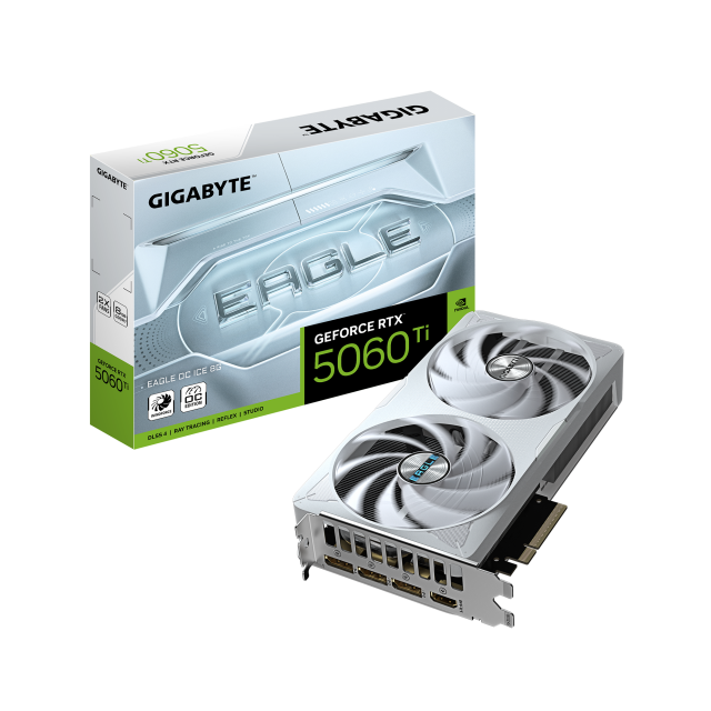 Graphic card GIGABYTE RTX 5060 TI EAGLE OC ICE 8GB GDDR7 