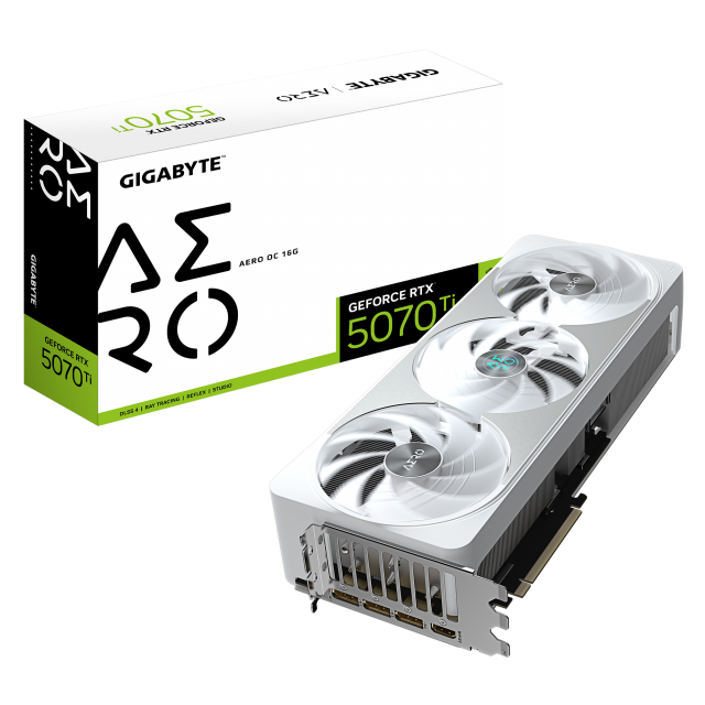 Graphic card GIGABYTE RTX 5070 TI AERO OC 16GB GDDR7 