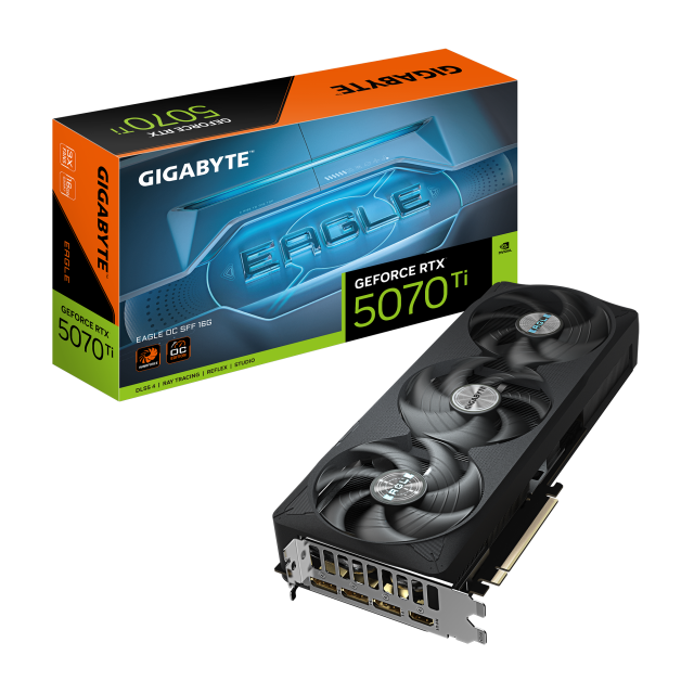 Graphic card GIGABYTE RTX 5070 TI EAGLE OC SFF 16GB GDDR7 