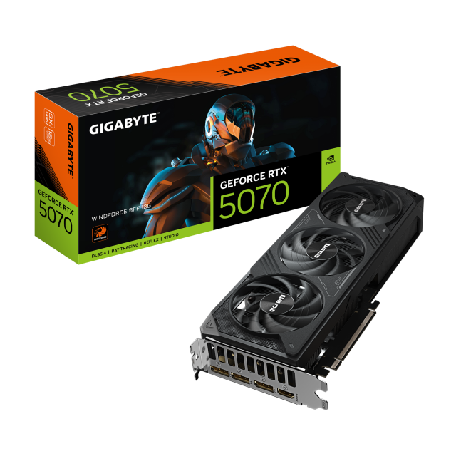 Graphic card GIGABYTE RTX 5070 WINDFORCE SFF 12GB GDDR7 