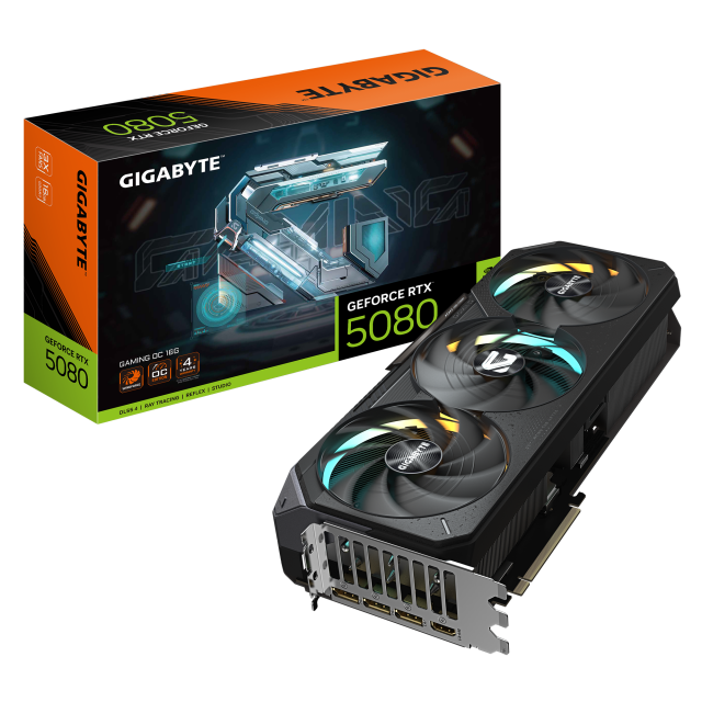 Graphic card GIGABYTE RTX 5080 GAMING 16GB GDDR7 