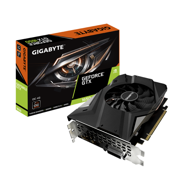 Graphic card GIGABYTE GTX 1650 D6 OC Edition 4GB GDDR6 