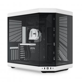 Case HYTE Y70 Tempered Glass, Black/White