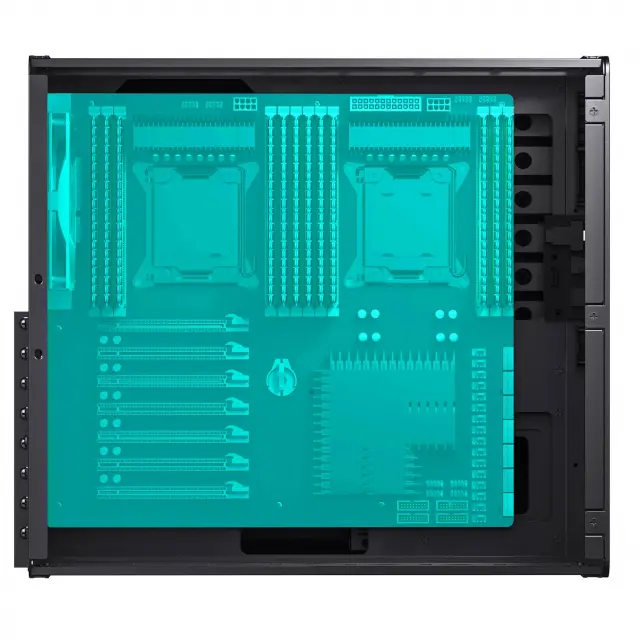 Case Jonsbo N4 NAS E-ATX - Black 