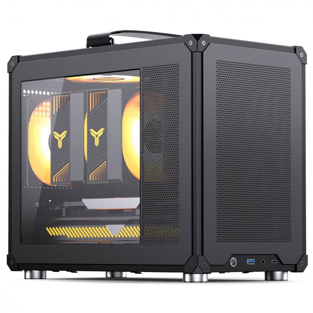 Кутия Jonsbo C6 MAX Micro-ATX - Black 